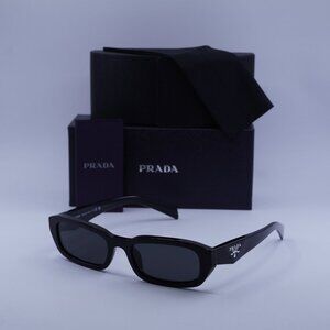 Prada PRB06S 16K08Z Rectangle Sunglasses – Black